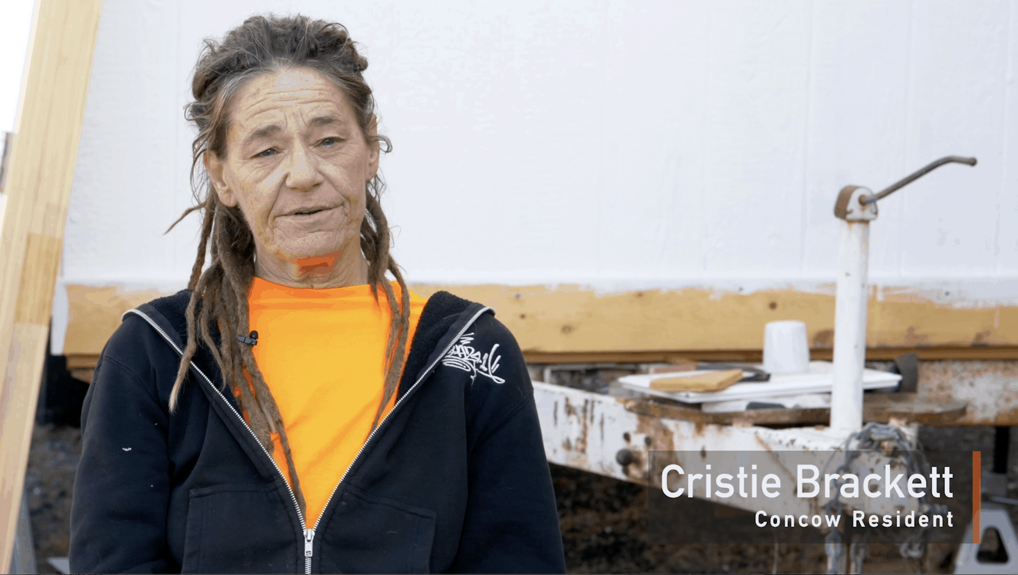 Cristie Brakett, Concow Resident from the 'Tiny Homes for Camp Fire Survivors' project